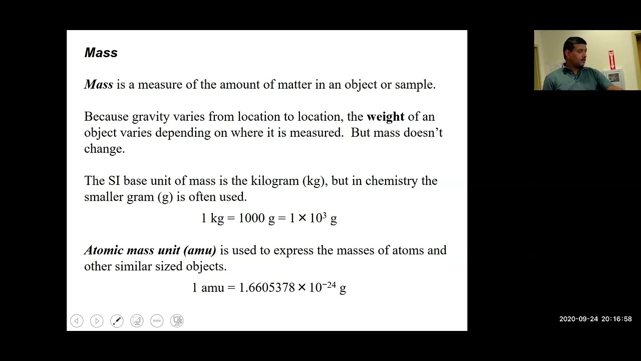1.2 Scientific Measurement: SI Base Units, Temperature Scales, & Density