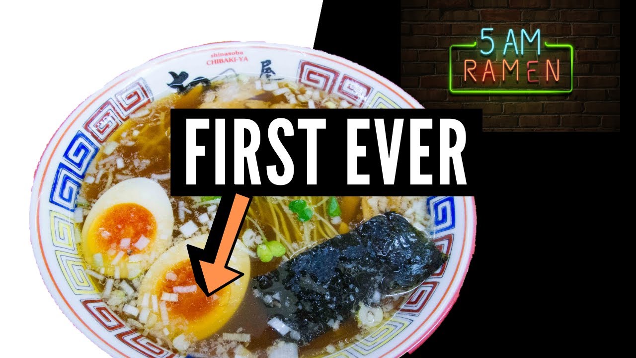 FIRST EVER Soft-Boiled Ramen Egg [Tokyo Ramen History]