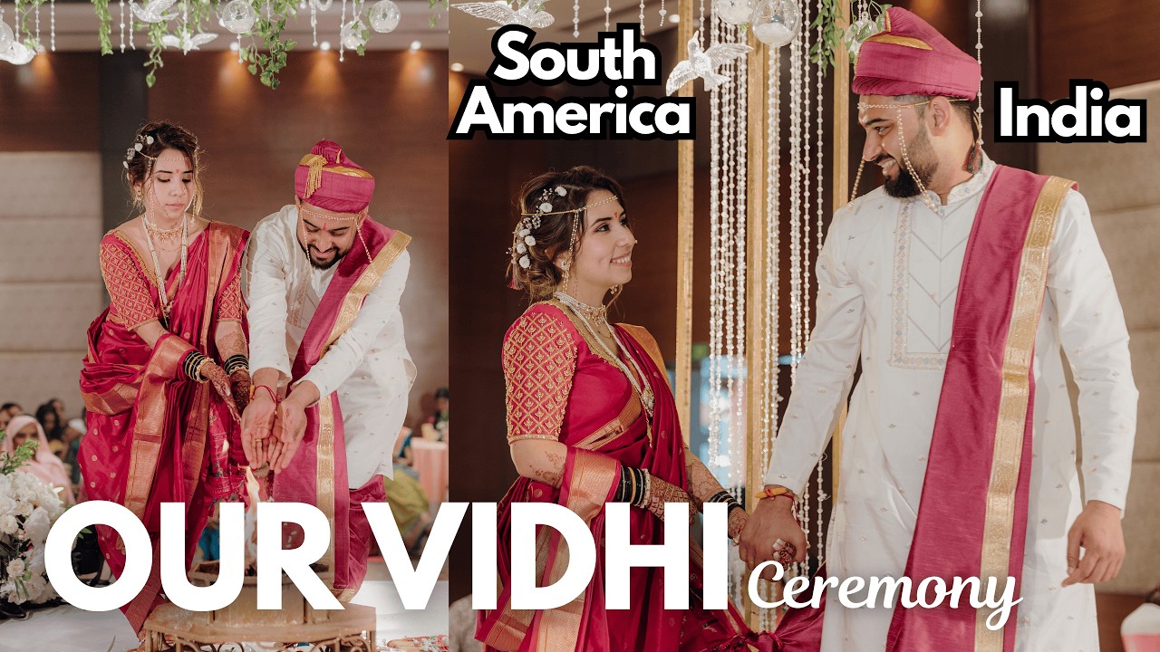 Phere Ceremony ❤️ South American Bride, Indian Groom ❤️ A bond between two souls and two cultures🌏❤️