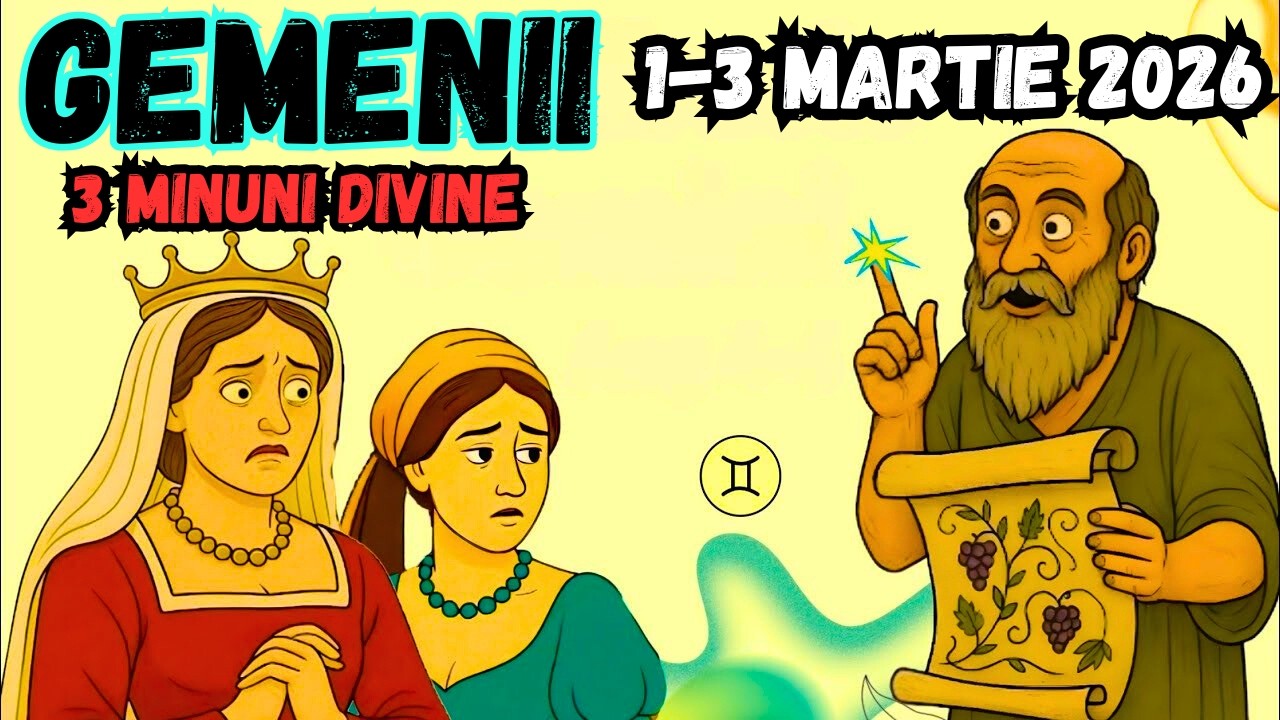 Gemeni ♊ | 1–3 martie 2026: 3 Miracole Șocante Vor Schimba Totul ✨