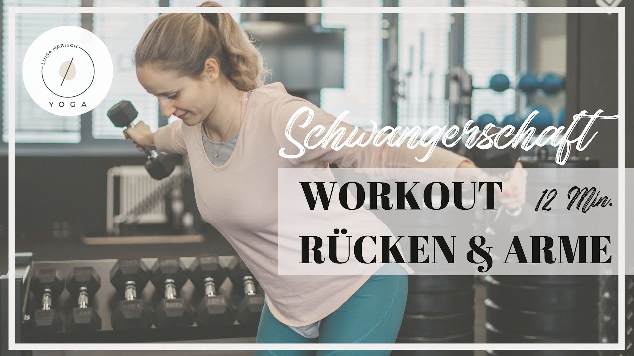 Workout für Schwangere Rücken & Arme | Schwangerschafts Workout gegen Rückenschmerzen | Fit 12 Min.