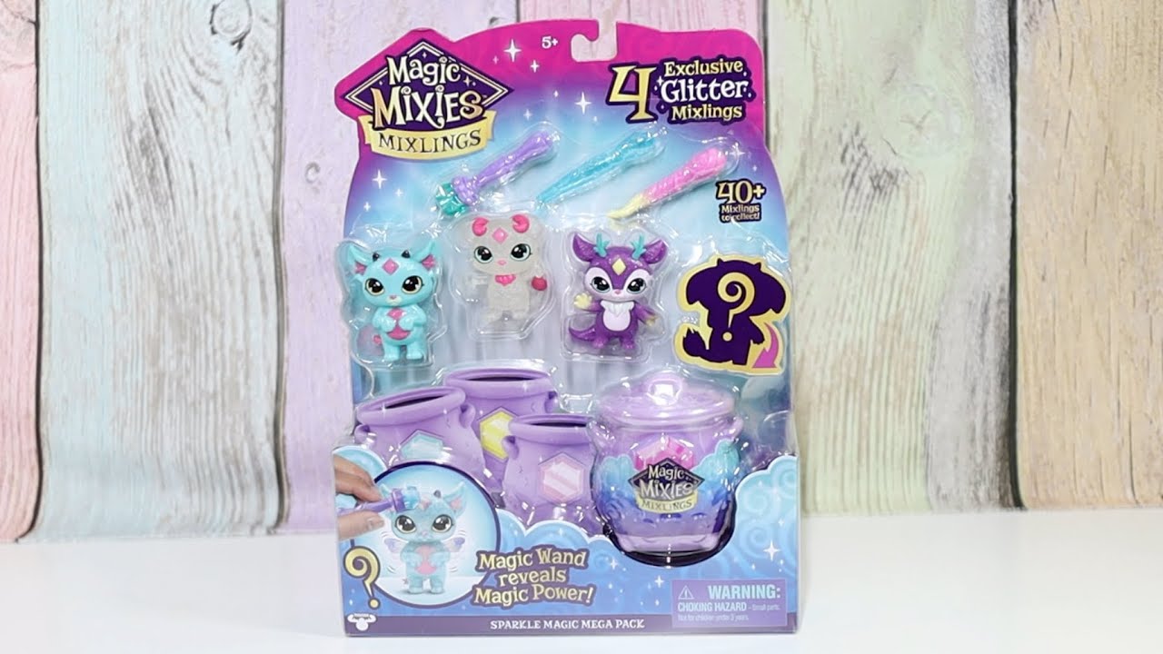 Magic Mixies Mixlings Exclusive Glitter 4 pack
