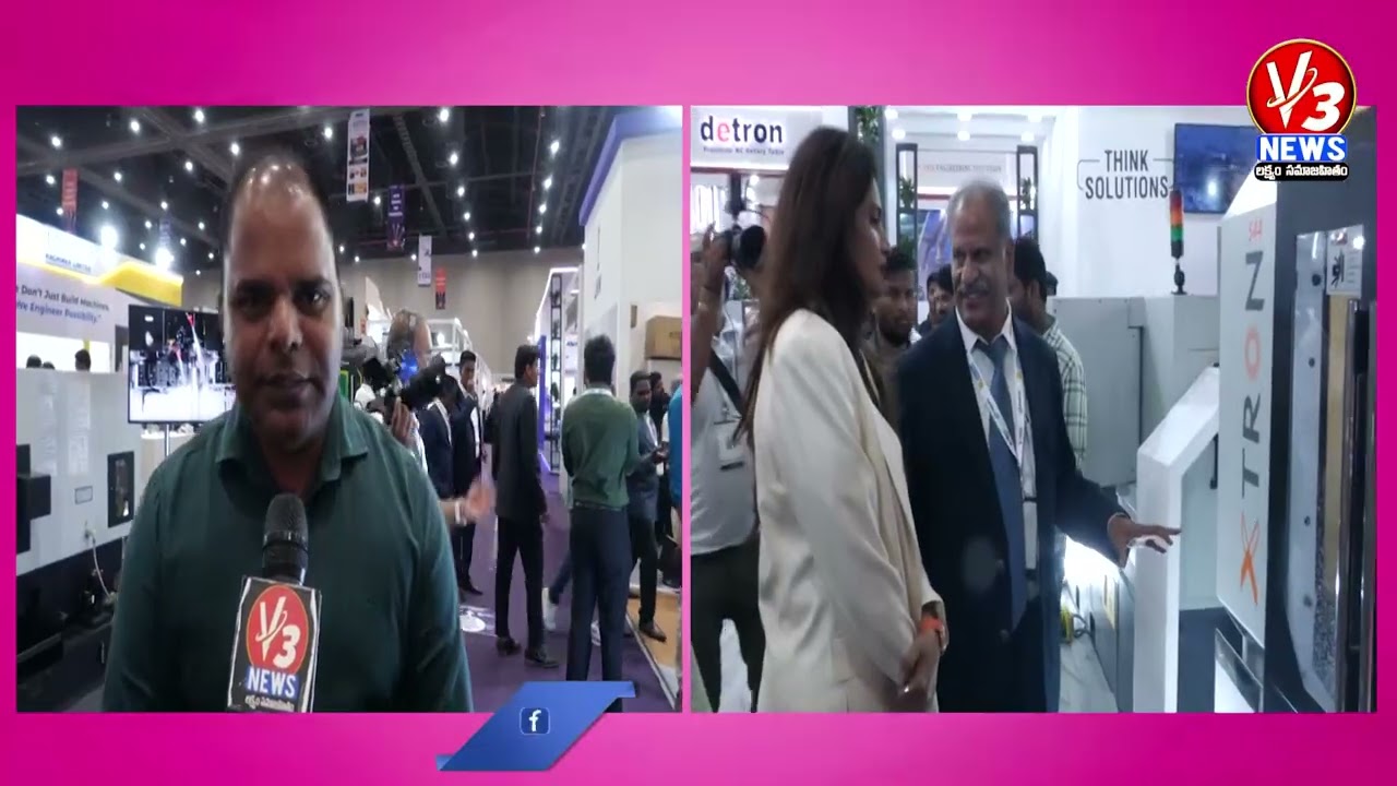 HIMTEX 2026 at Hyderabad | Automation, Robotics & Smart Manufacturing Technologies Expo ||V3news