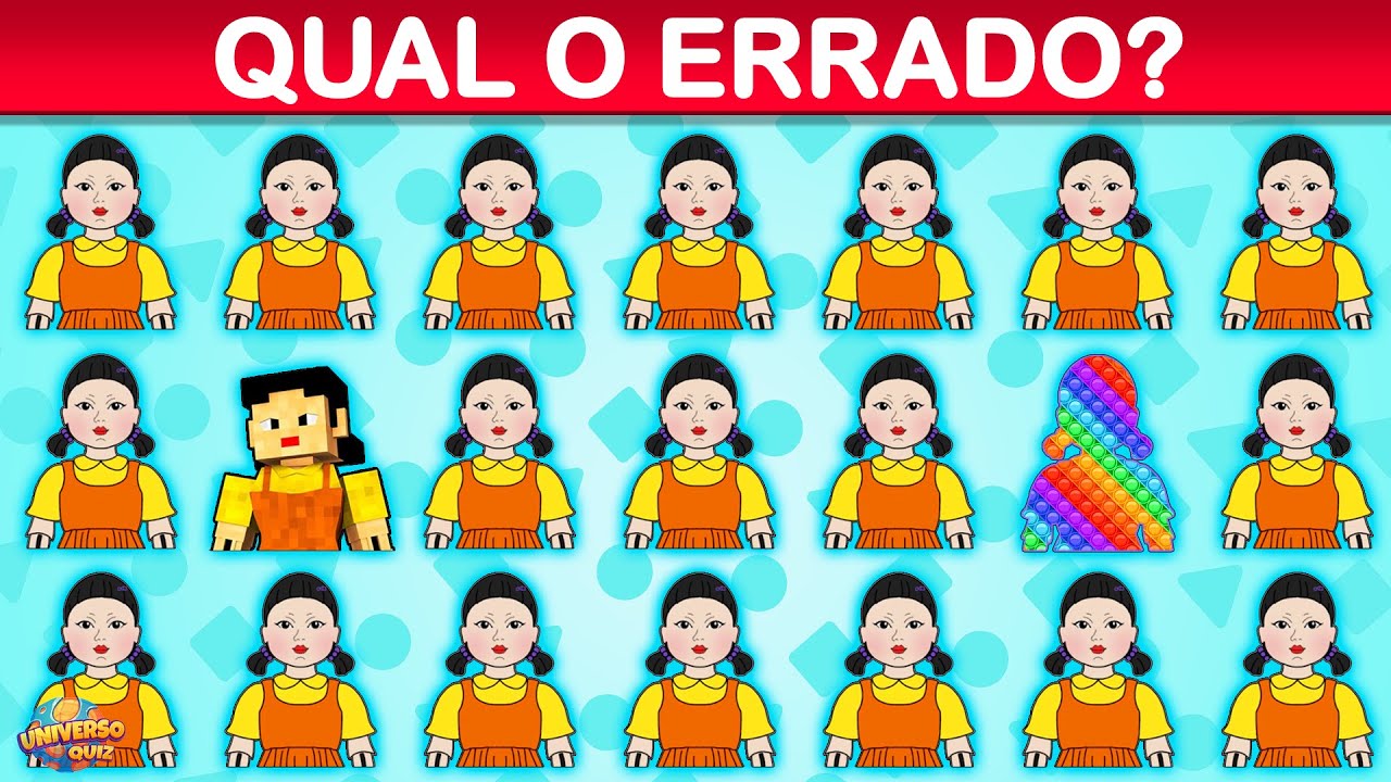 30 JOGOS ROUND 6 PARA TESTAR SUA MENTE | ENCONTRE OS ERROS | ENCONTRE O EMOJI DIFERENTE | SQUID GAME