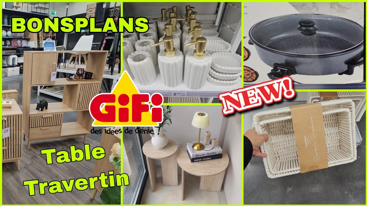 😱GIFI BONSPLANS MOBILIER DÉCO CUISINE NOUVEAUTÉS PROMO 12 février 26 #gifi #arrivagesgifi #promogifi