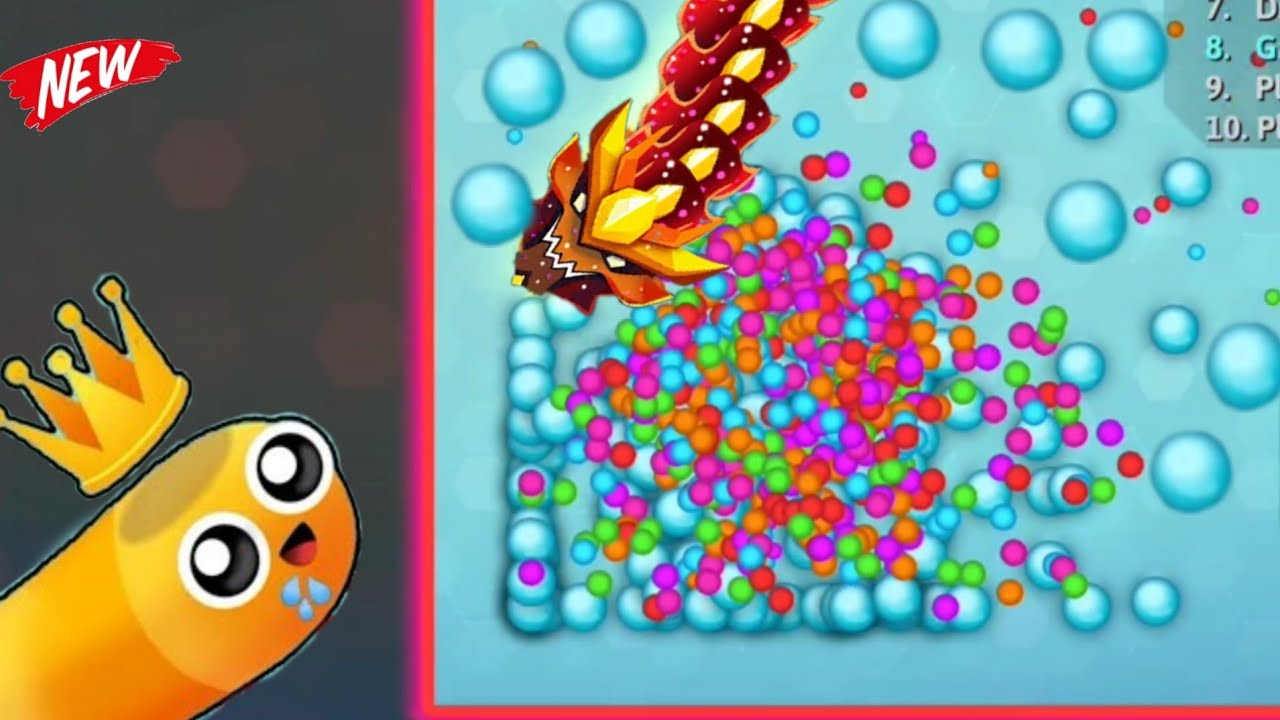 Shocking Snake IO Showdown: 1 Vs. 9999999 Players Snake Game