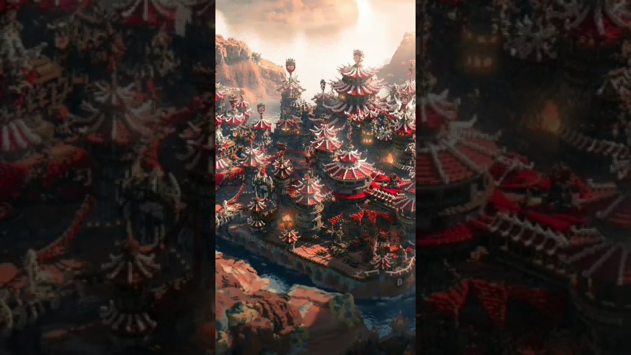 We just created a wonderful orc empire for our RPG server Minecraft#shorts