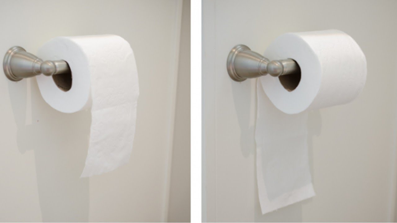 This is The Right Way to Hang Toilet Paper, According to Science