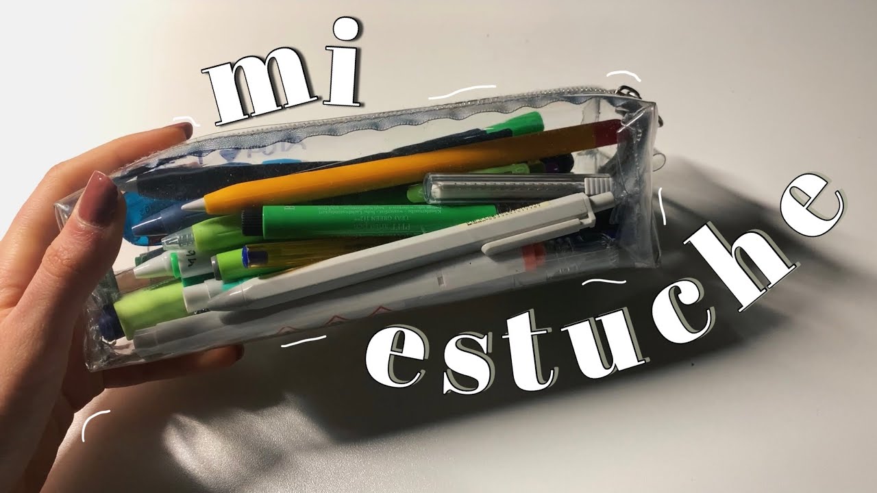 que hay en mi estuche || edición uni