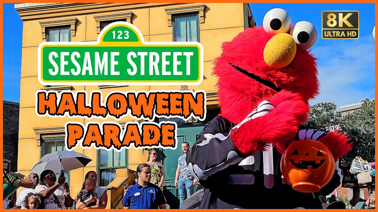 Sesame Street Halloween Parade at SeaWorld Orlando 2024 | Full 8K Ultra HD