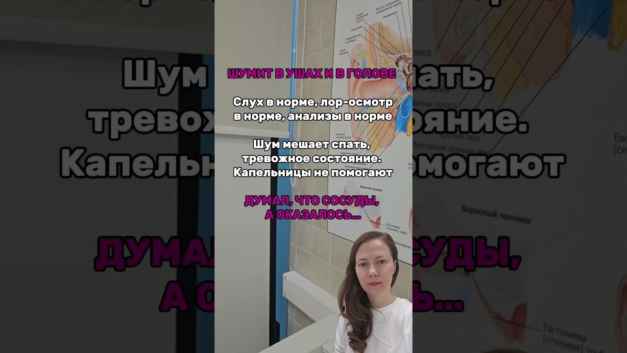 Шум в ушах и голове