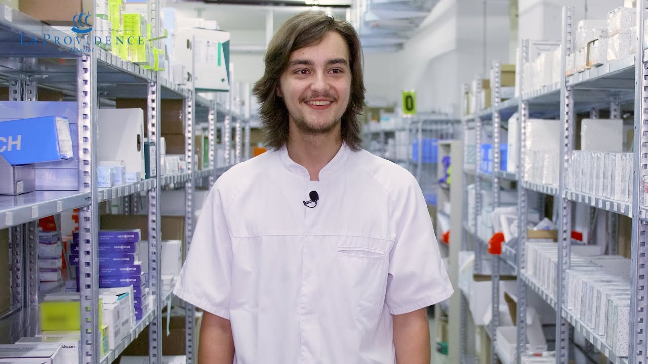 Gaspard, Employé au magasin central, Carrière @Hôpital de La Providence