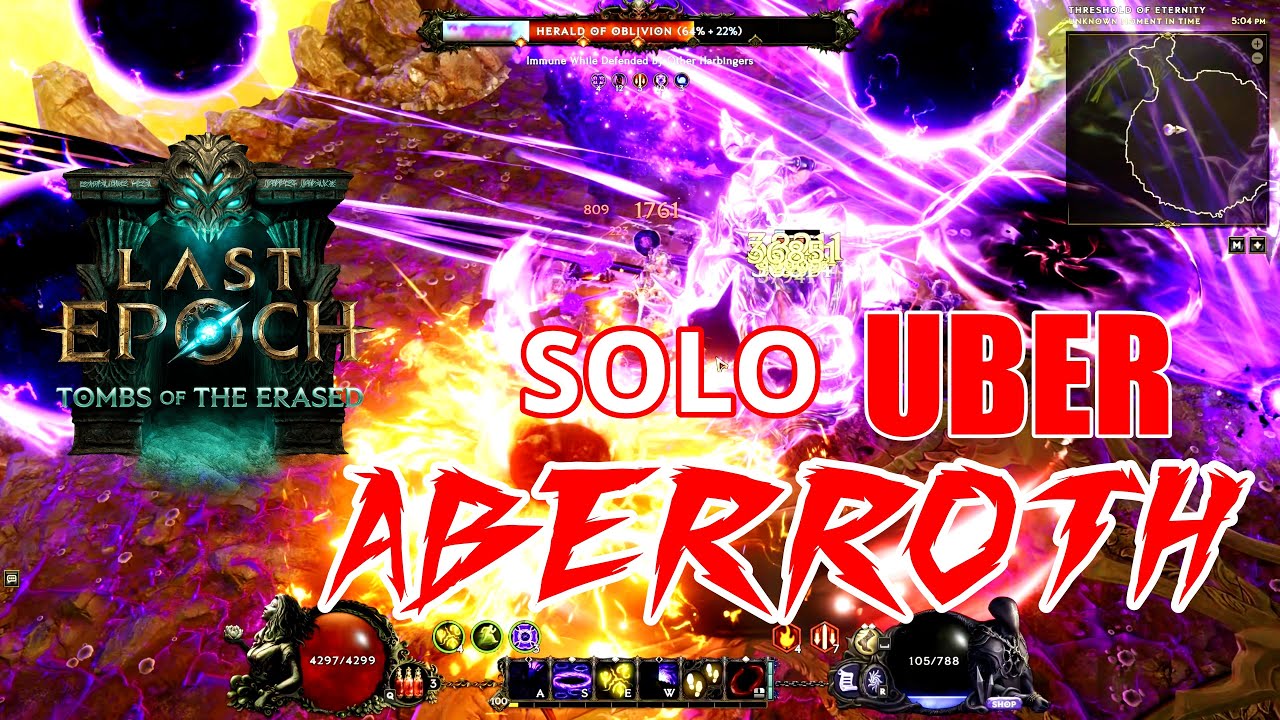 Last Epoch Season 2 | Solo Uber Aberroth - Warpath Void Knight