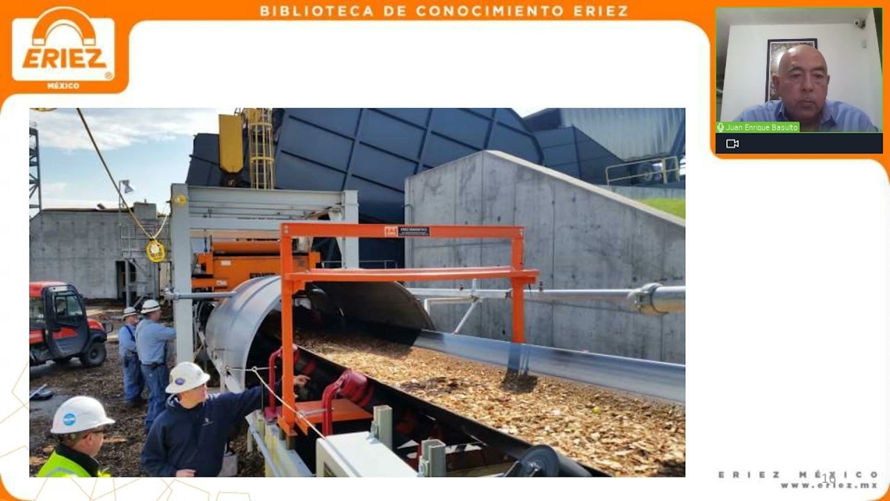 ERIEZ Webinar - Separadores Suspendidos Permanentes y Electromagnéticos por el Ing. Juan E. Basulto