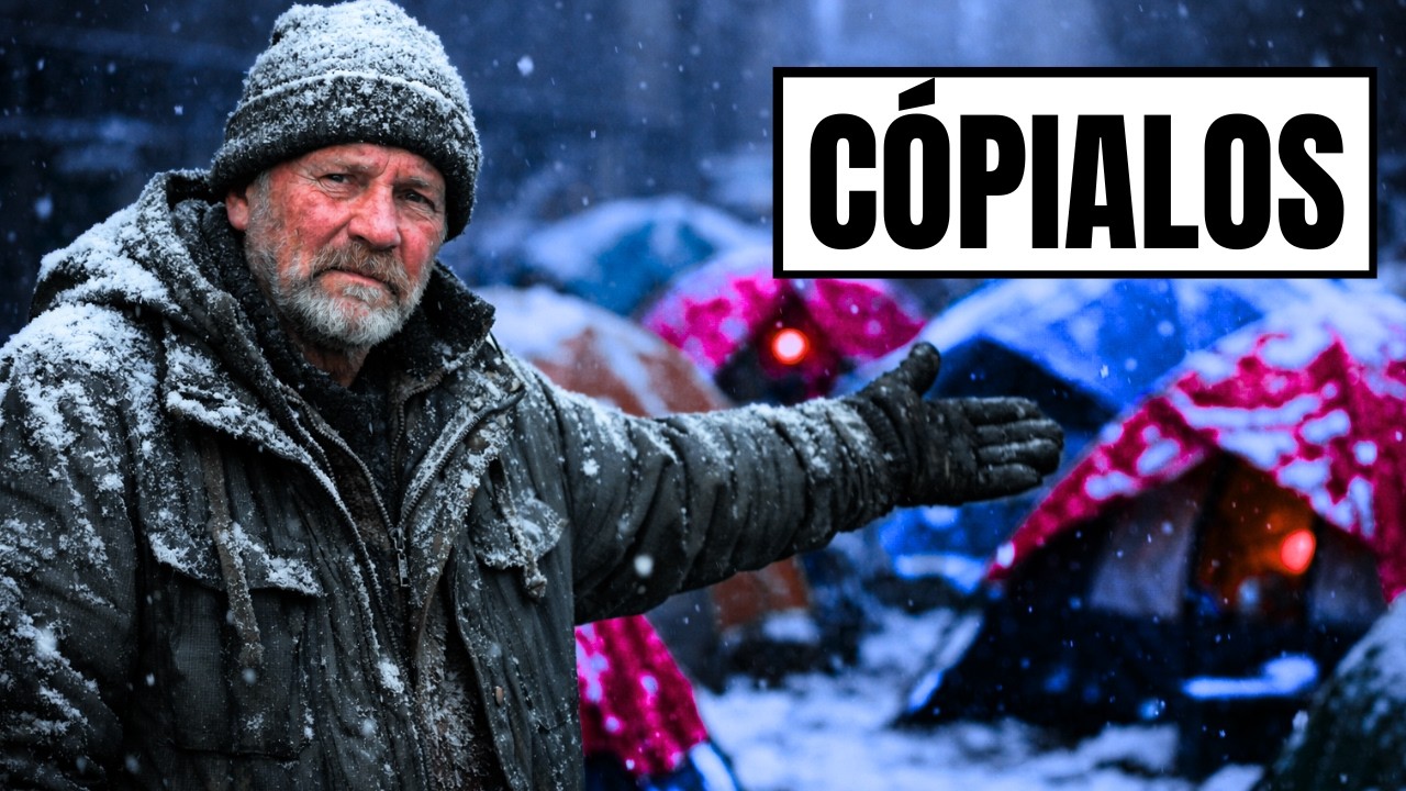 Cómo los SIN TECHO SOBREVIVEN a TORMENTAS DE NIEVE EXTREMAS en TIENDAS DE CAMPAÑA