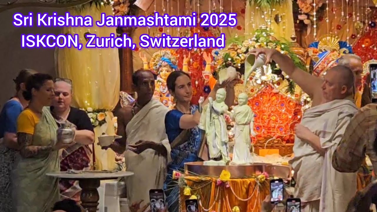 Sri Krishna Janmashtami 2025 | ISKCON |Zurich | Switzerland #janmashtami #b2culture #zurich #iskcon 