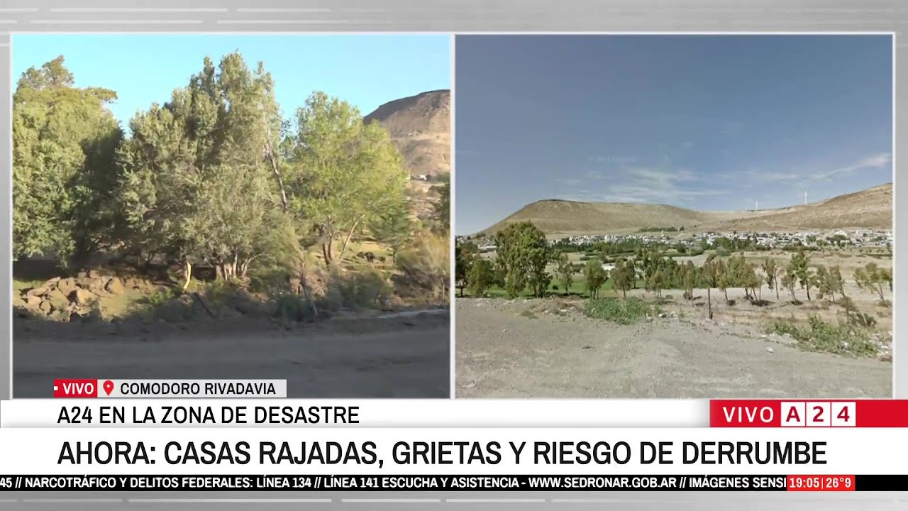 🔴 DESLIZAMIENTO DEL CERRO HERMITTE: GRIETAS EN LA TIERRA, DESTRUCCIÓN Y TEMOR