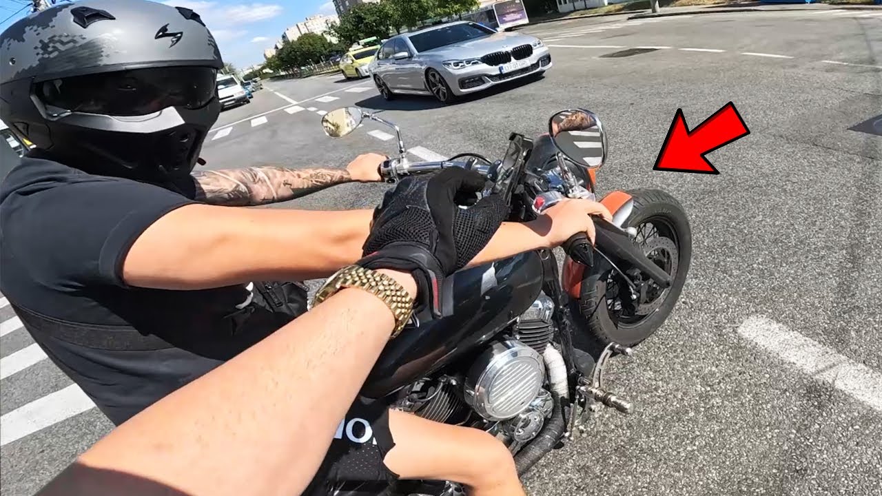 I-am oprit motocicleta lu BERCEA in trafic !