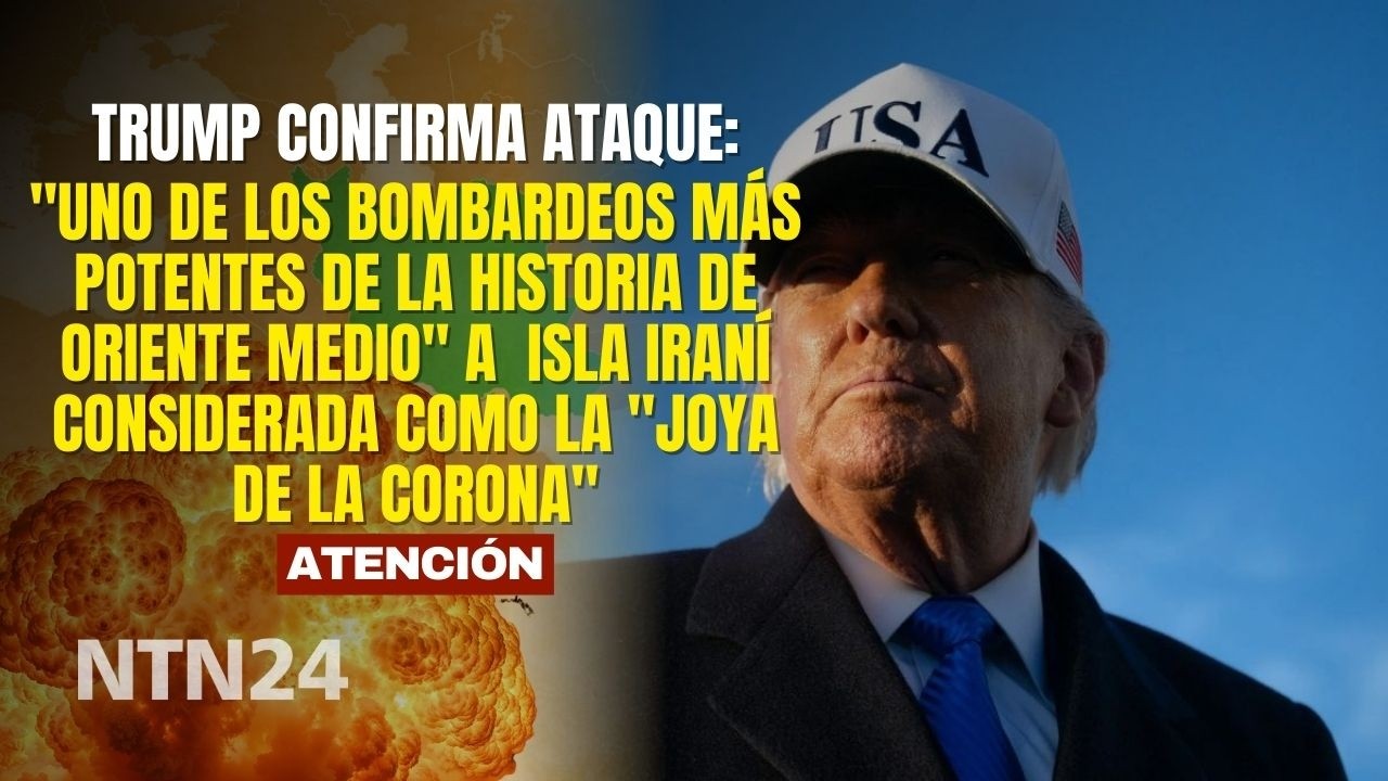 Trump confirma el “bombardeo más poderoso” en la isla de Kharg, bastión petrolero del régimen iraní