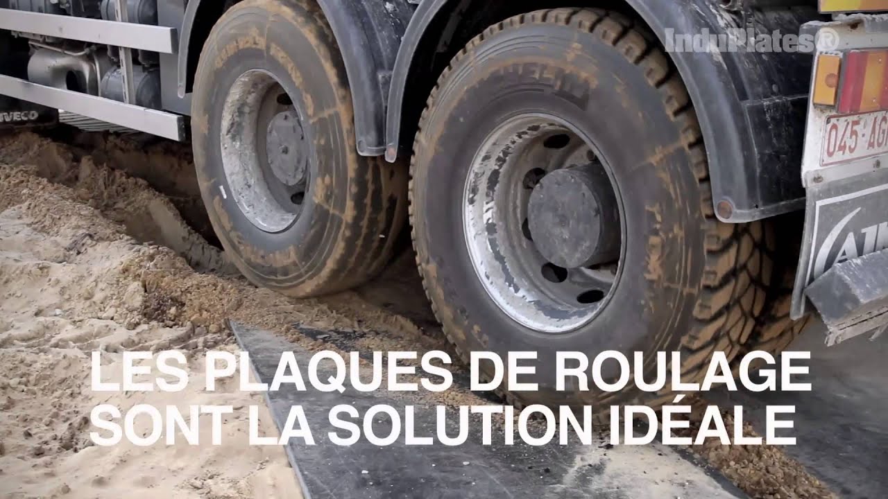 Plaques de roulage en matière synthétique - Induplates