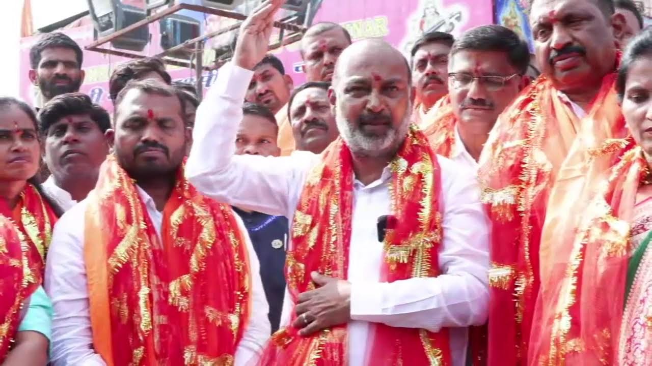 Live : Addressing the Media in Hyderabad