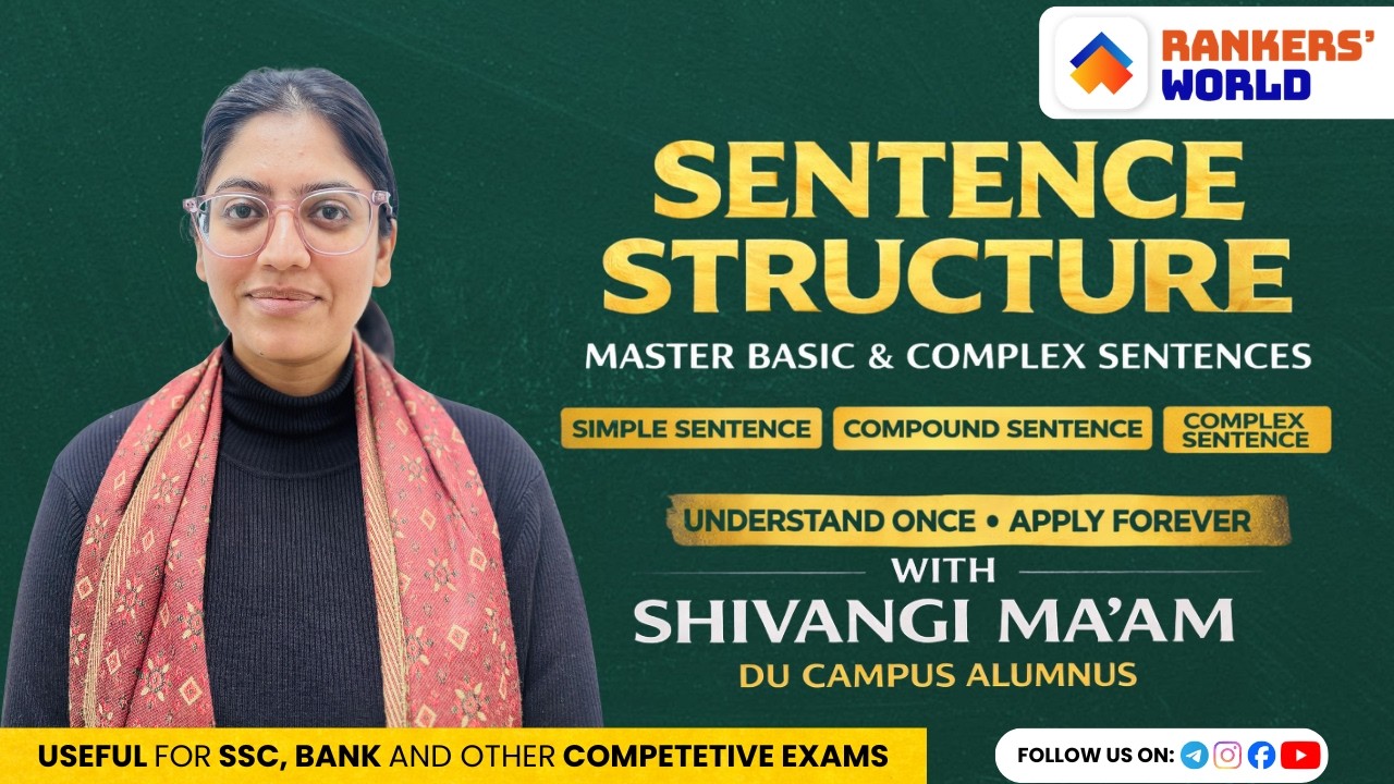 Sentence Structure Complete Concept | English Grammar for SSC, Bank & Other Competitive Exams