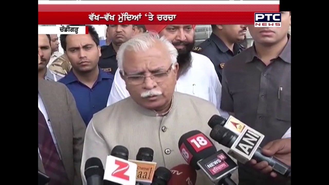 Canadian Defence Minister Harjit Singh Sajjan meets Haryana CM Manohar Lal | Chandigarh