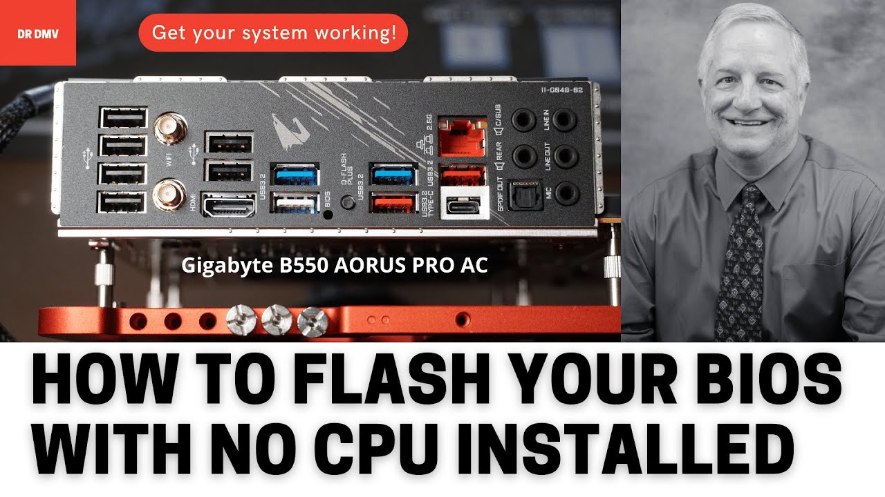 Как прошить BIOS Gigabyte B550 AORUS PRO AC с помощью Q-Flash Plus