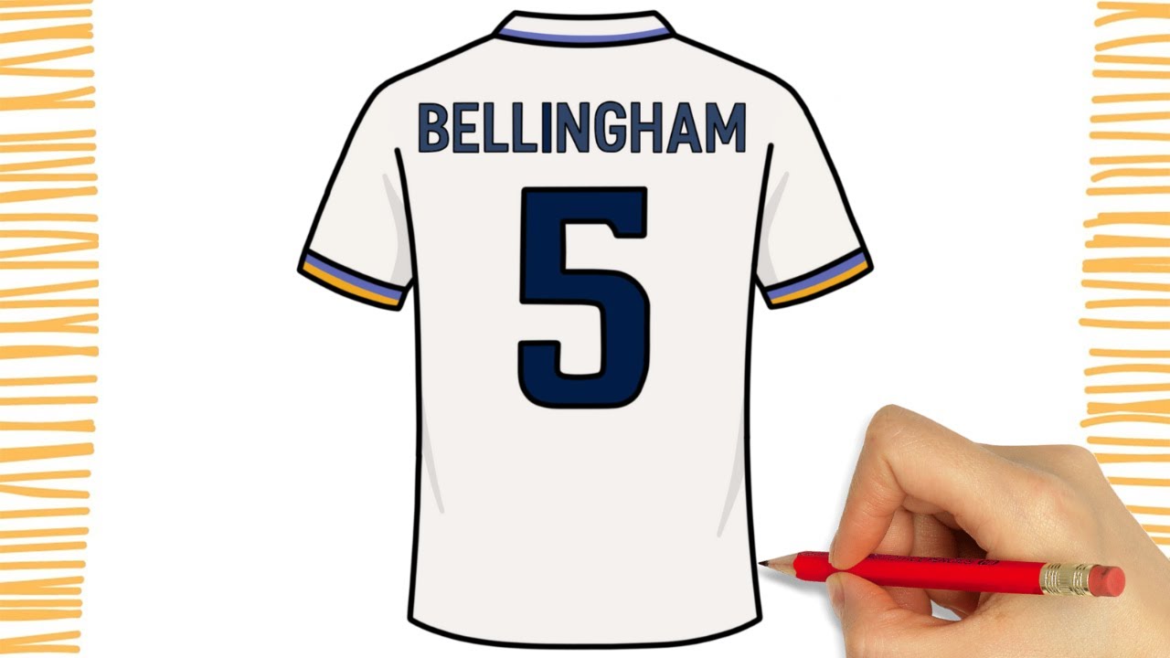 How To Draw a BELLINGHAM SHIRT I Easy