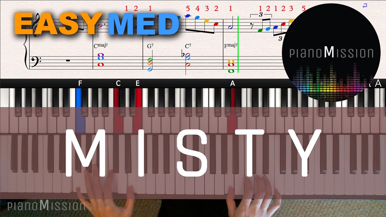 [Real Piano Tutorial] MISTY with Follow-Up Tutorial