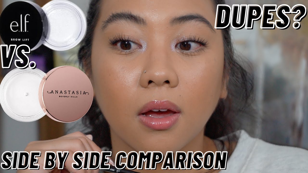 ELF *NEW* BROW LIFT — A DUPE FOR ABH BROW FREEZE? | SIDE BY SIDE COMPARISON