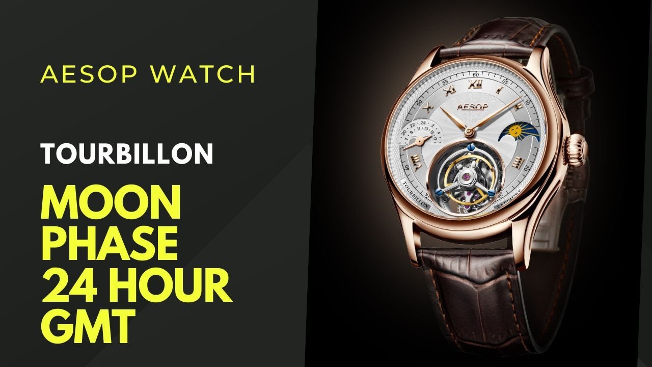 Moon Phase and 24 Hour GMT Function - AESOP Tourbillon 7027