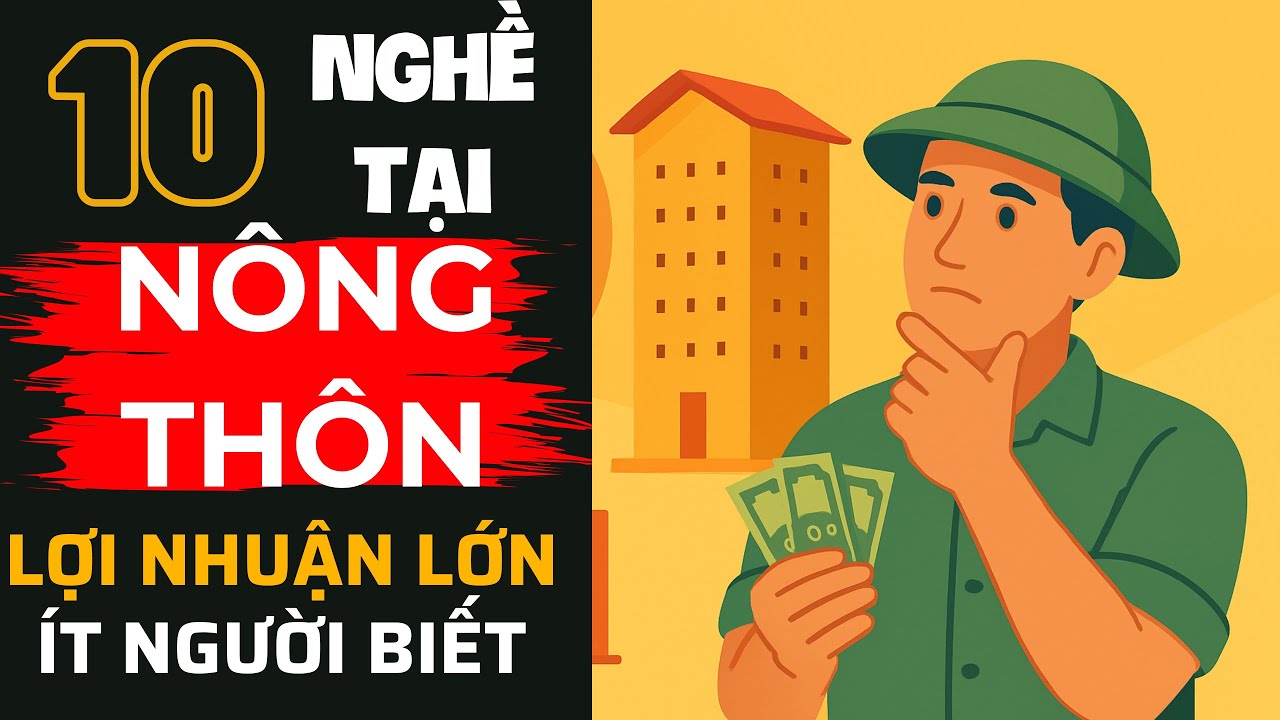 10 Nghề Nông Thôn Lợi Nhuận khủng Nhưng ít Người Biết | Bẻ Khóa Tư Duy