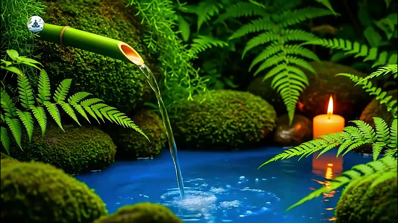 Relaxation Before Sleep Piano Water Sounds | Calm Thoughts, Peaceful Sleep, Overthinking Relief