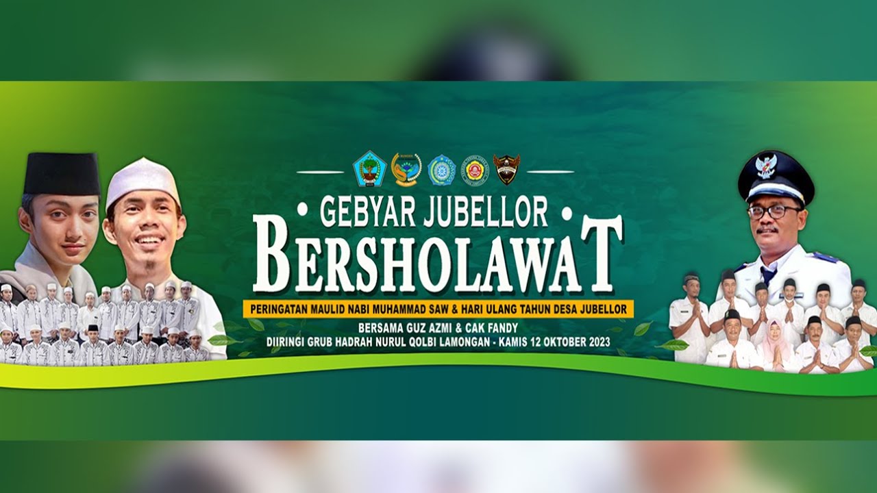 LIVE JUBEL LOR BERSHOLAWAT BERSAMA GUS AZMI & CAK FANDY