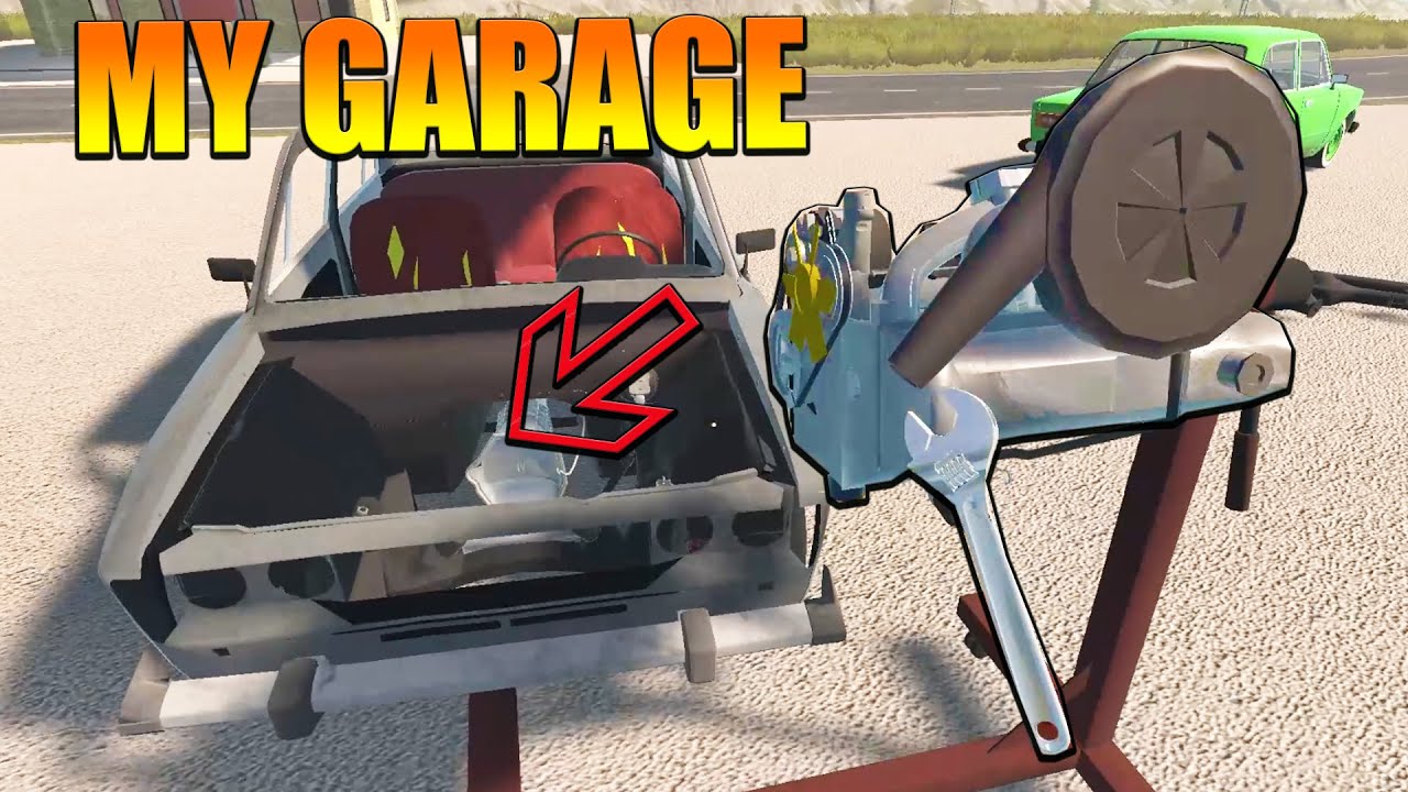 My Garage #10 - СБОРКА ДВИГАТЕЛЯ