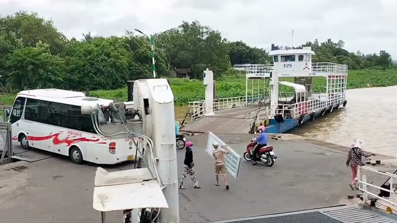Phà trà Ôn nghẹt thở ,khách đi đám cưới tăng ngày tốt 14/7/2024 #hung long xuyen