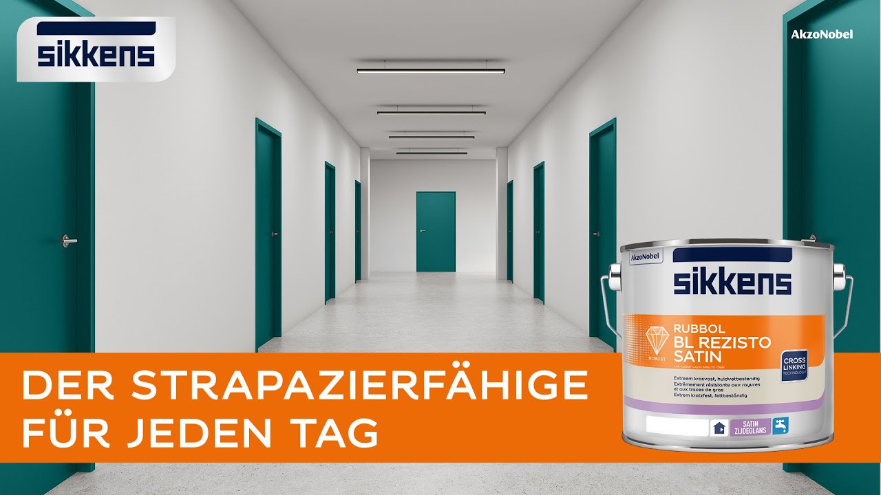 SIKKENS Rubbol BL Rezisto Satin – der robuste Lack für stark beanspruchte Oberflächen