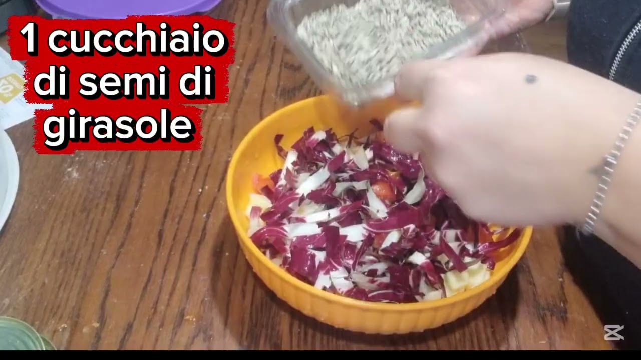 Insalatona di Radicchio Ricca – Fresca, Croccante e Super Gustosa! 