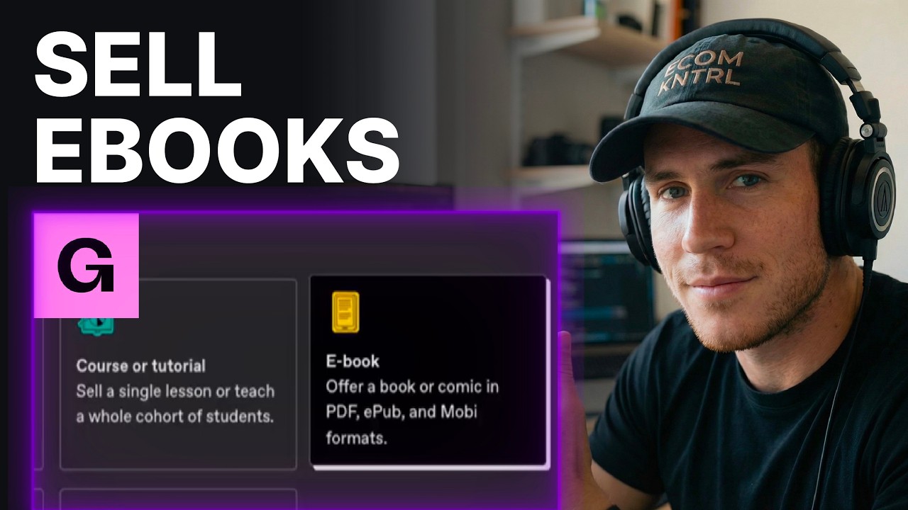 How To Sell Ebooks On Gumroad (2026) | Digital Product Setup