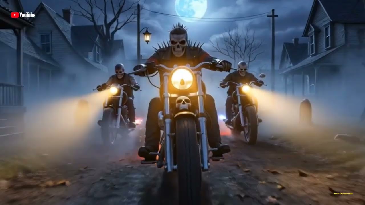 Black Helmet, Loud Engine, Heavy Rock ⚡ Outlaw Style