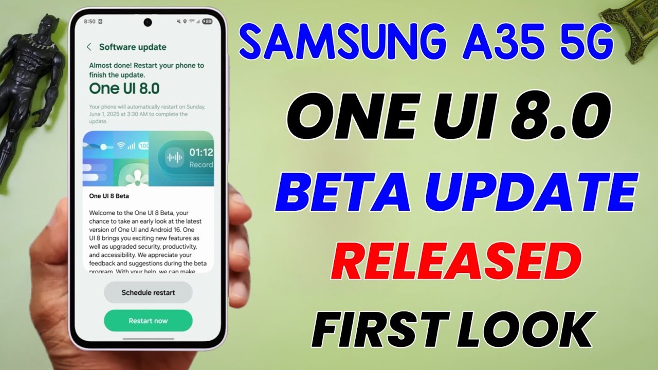 Samsung A35 5G : One UI 8.0 Android 16 Beta Update Released | How To Join One UI 8.0 Beta In A35 5G