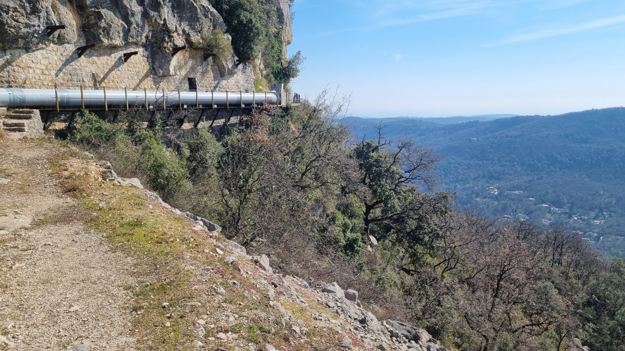 Canal du Loup, canal du Foulon depuis le Bar-sur-Loup