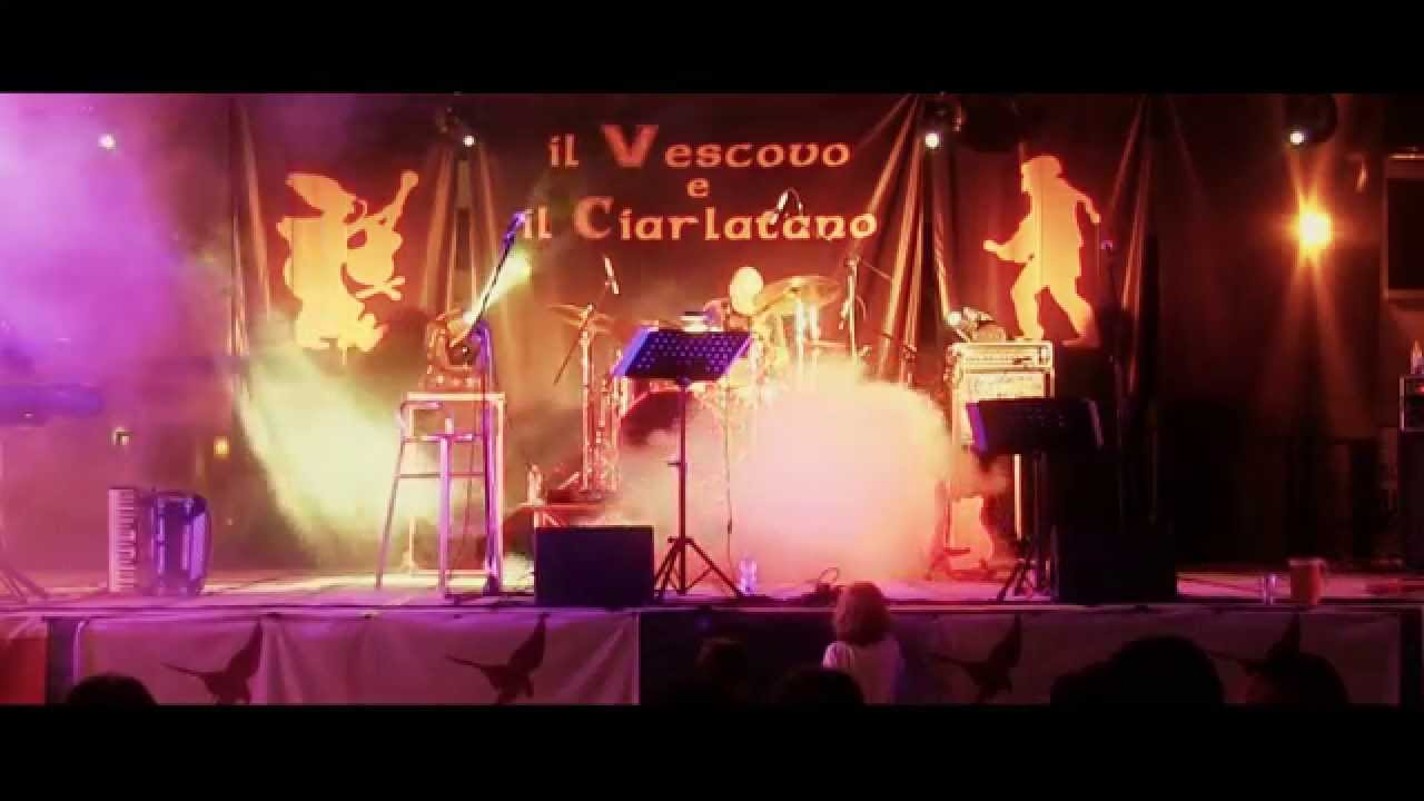 Musica ribelle + Bass and Drum solo. Il Vescovo e il Ciarlatano live@Concordia Sagittaria 02/08/2014