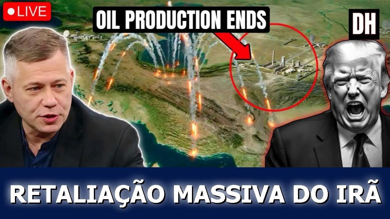 Mísseis do Irã DEVASTAM Israel, Trump CHOCADO com entrada da Rússia | Krapivnik