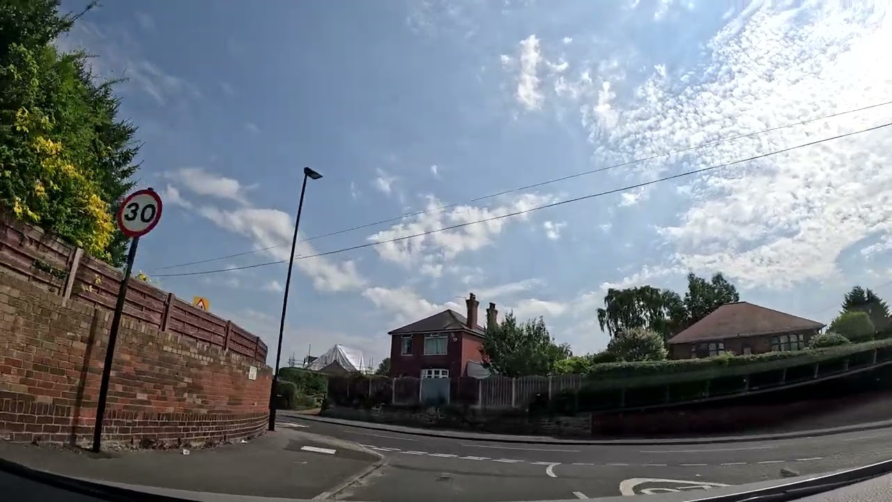 CAR CAM - HIGH GREEN 4 - SHEFFIELD - 4K