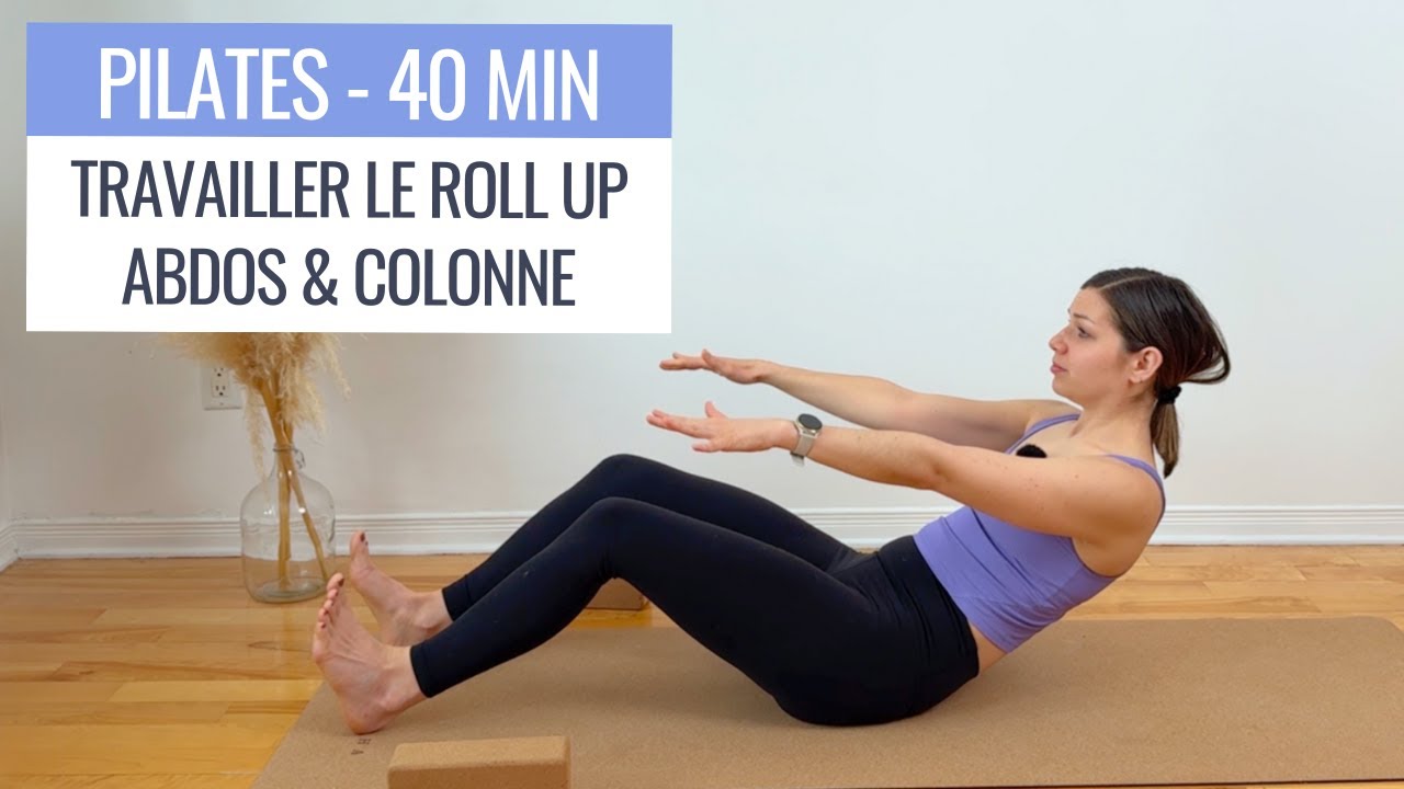PILATES | abdos et colonne vers le Roll up | 40 MIN