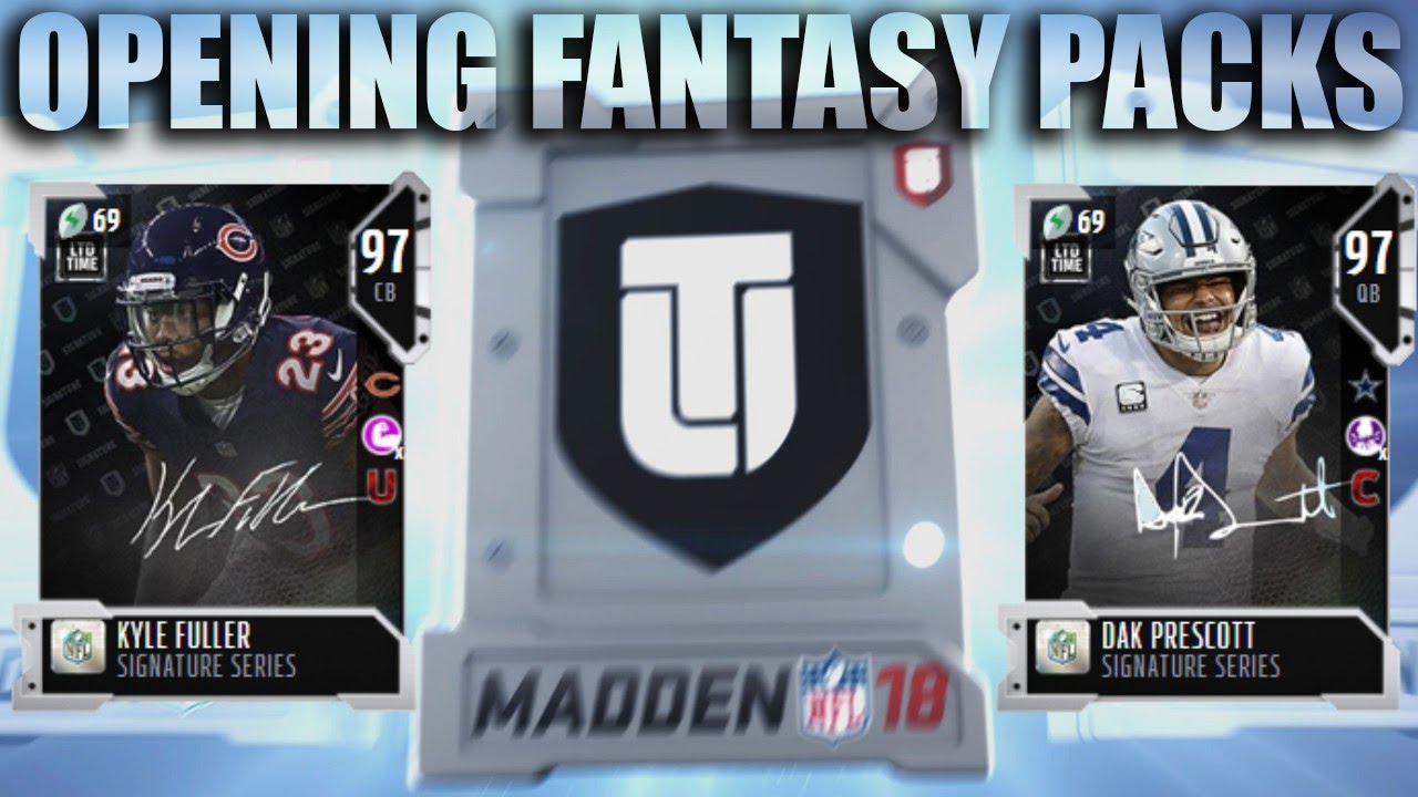 Madden 18 Ultimate Team Opening Legends/Ultimate Legend Fantasy Packs!