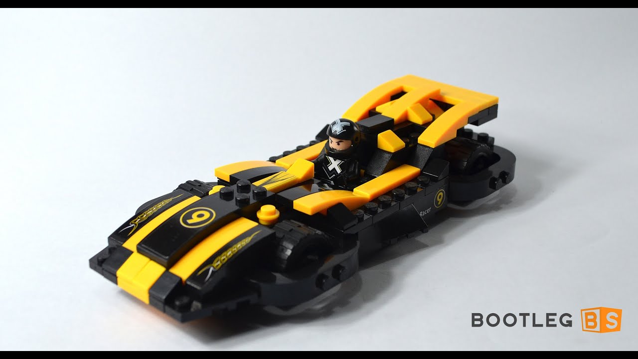 Speed Build KAZI Power Racer 6502 (Cannonball Taylor Knockoff from Lego 8161)