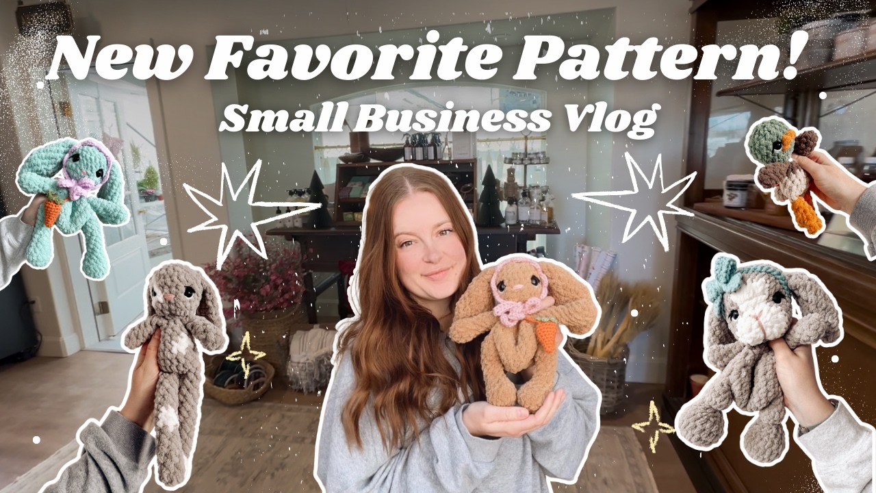 Trying a New Crochet Pattern, Yarn Shopping & Market Prep 🧶 Weekly Vlog